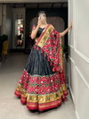LNB1684 Tasar Silk With Patola Print Lehenga With Blouse And Dupatta Exporters In India